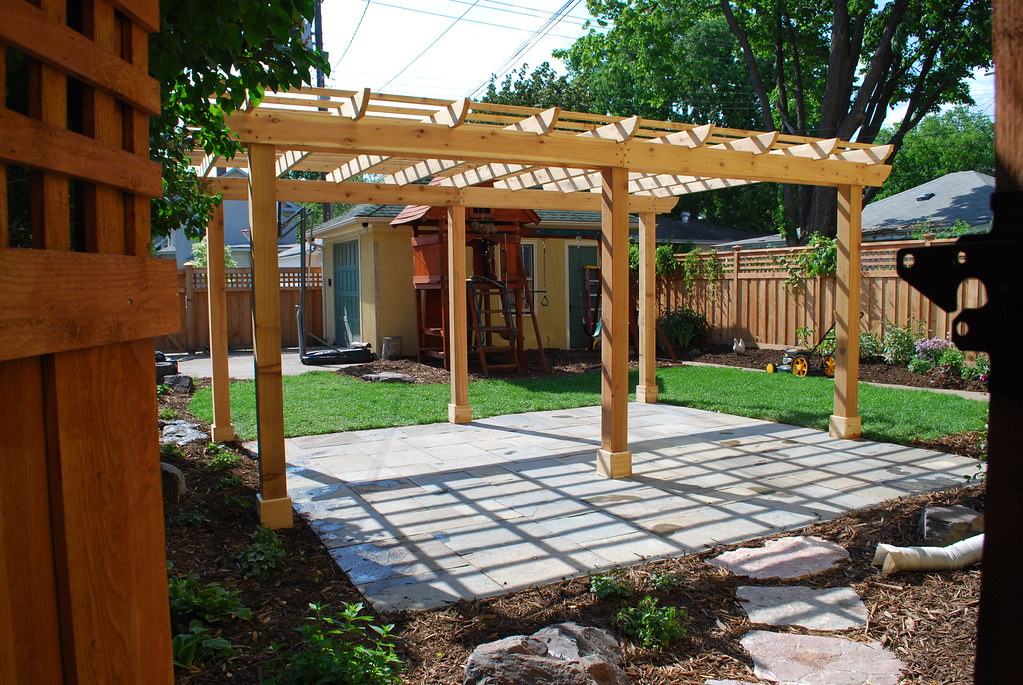 installation pergola