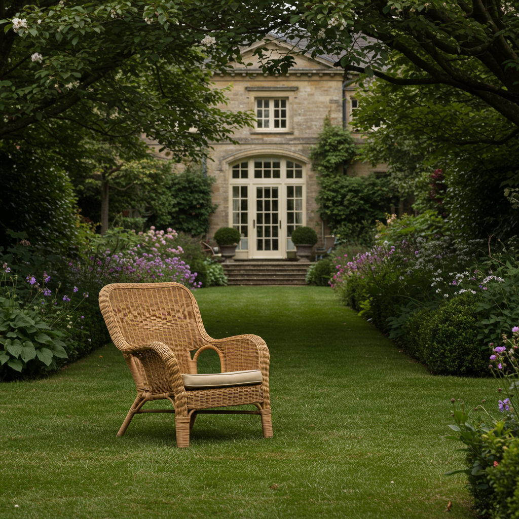 fauteuil en osier
